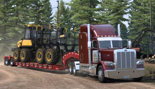 【DLCレビュー】Forest Machineryカーゴパックで林業ロールプレイを楽しもう【アメリカントラックシミュレーター】